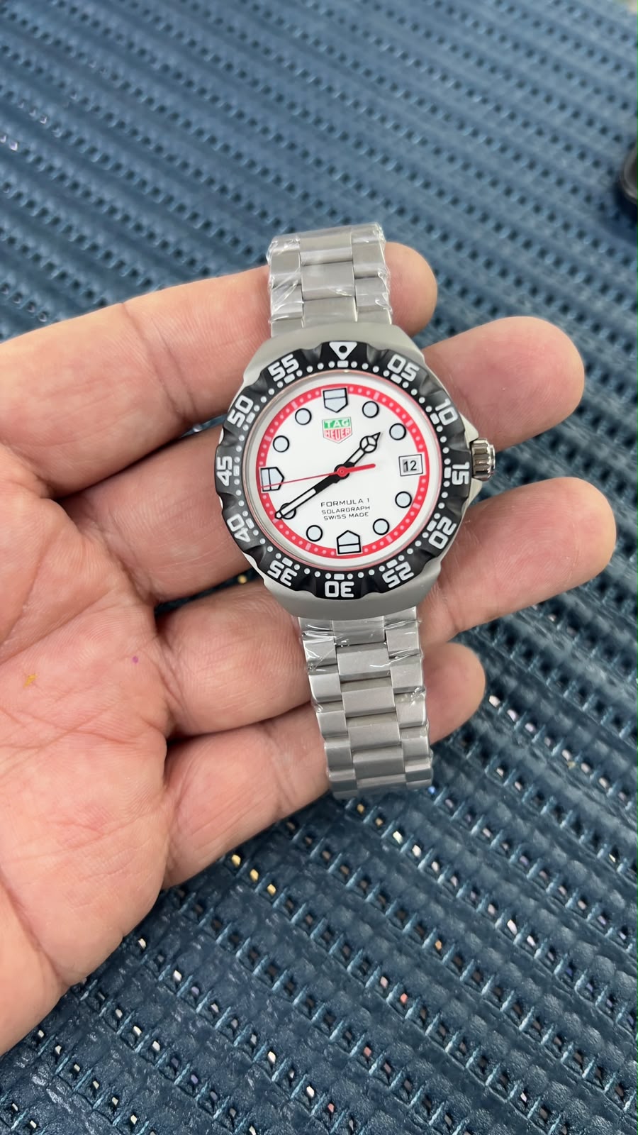 Tag Heuer fórmula 1 White red