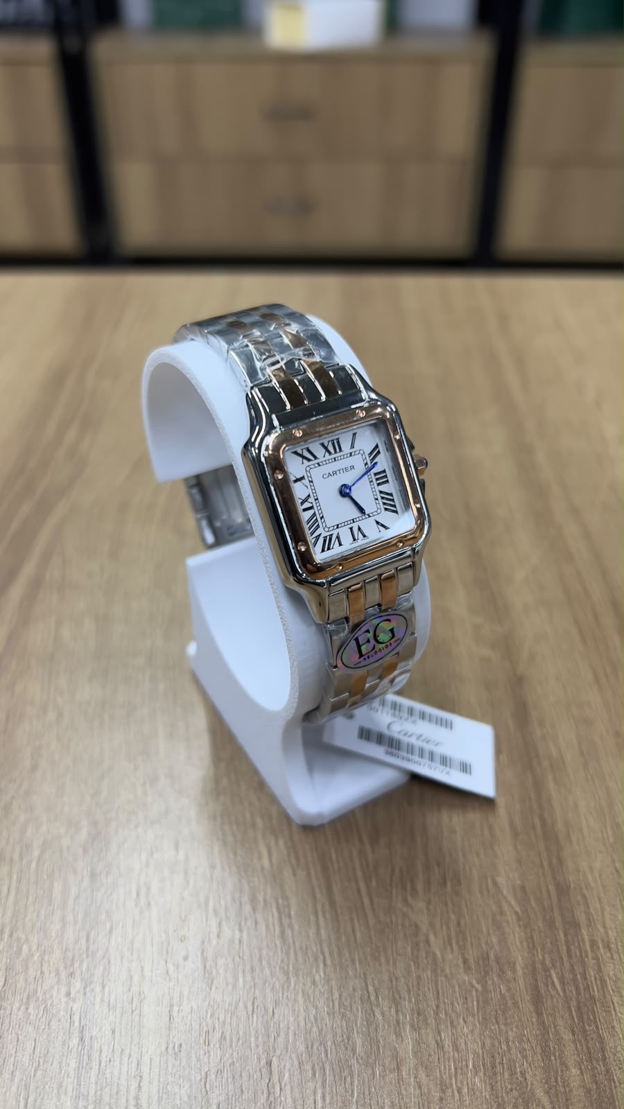Cartier Panthère Feminino Misto Silveer/Gold  27mm