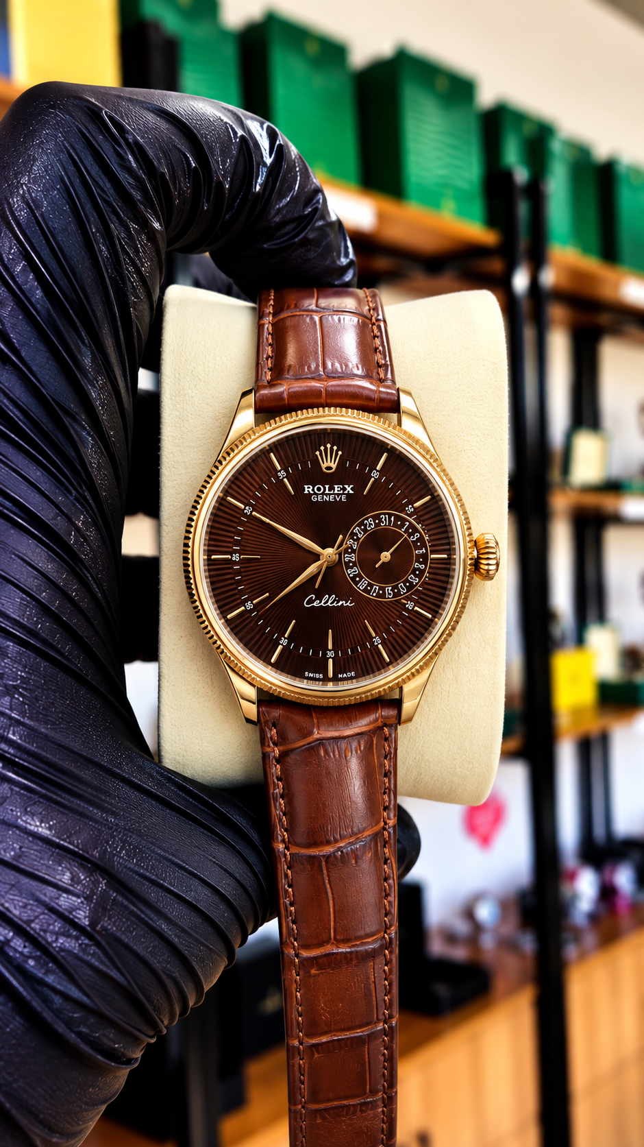 Rolex Celine marrom