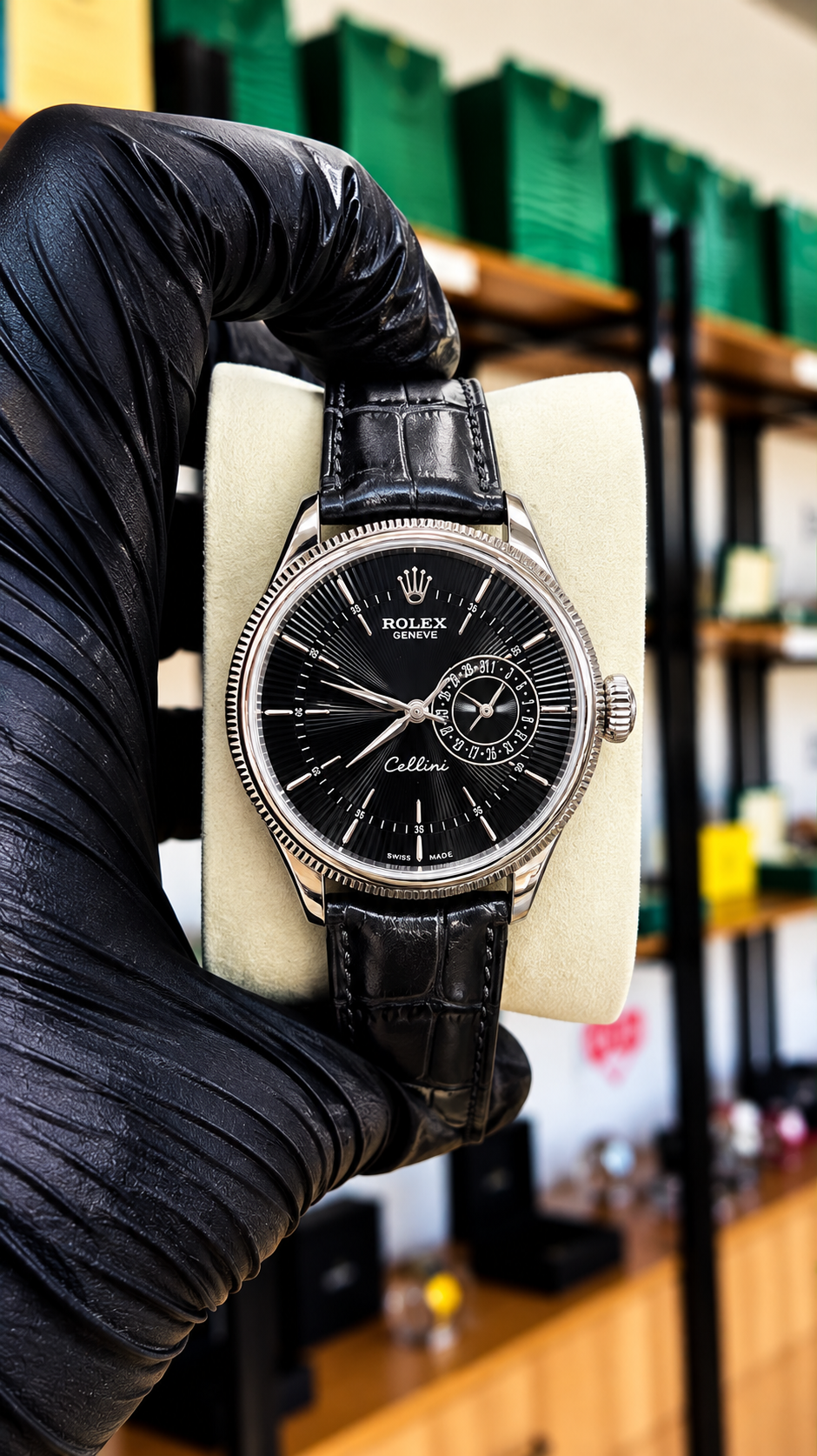 Rolex Celine preto