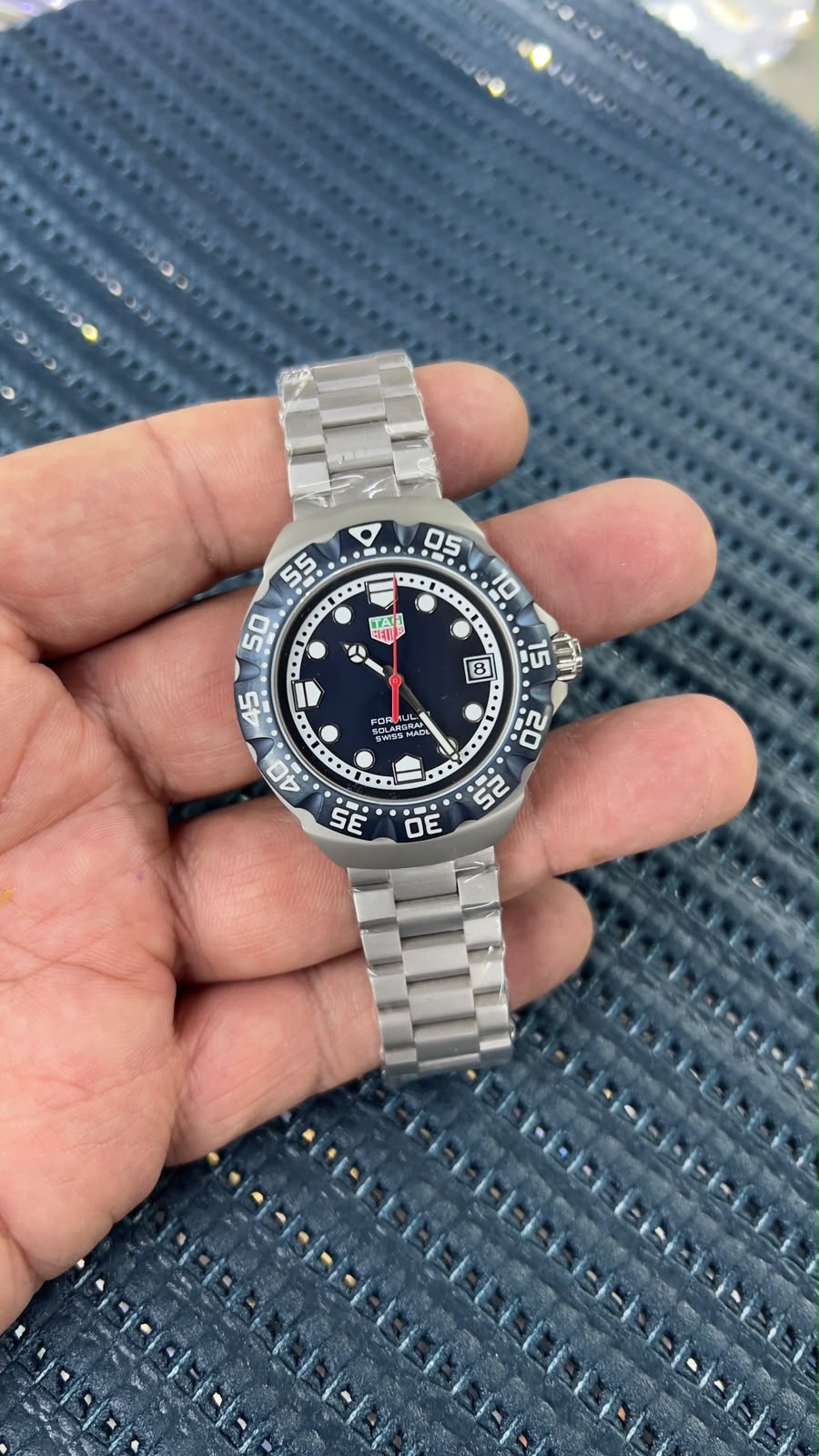 Tag Heuer fórmula 1 blue