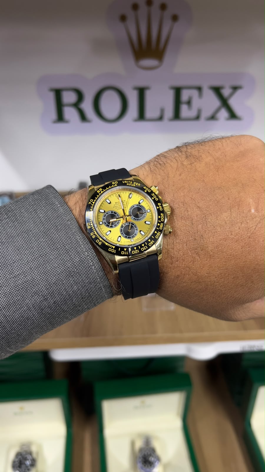 Rolex Daytona Dourado