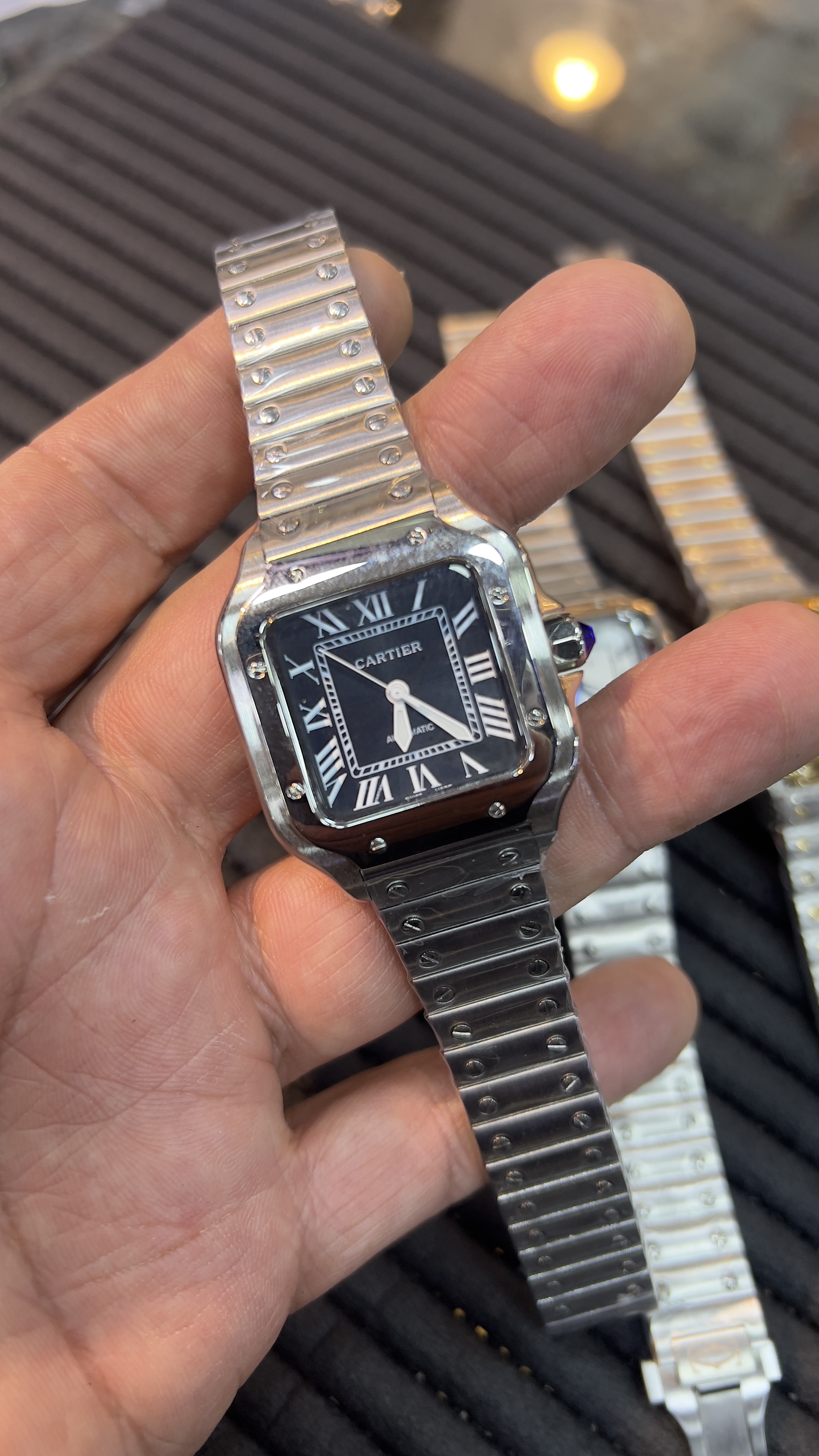 Cartier Santos Preto 35mm