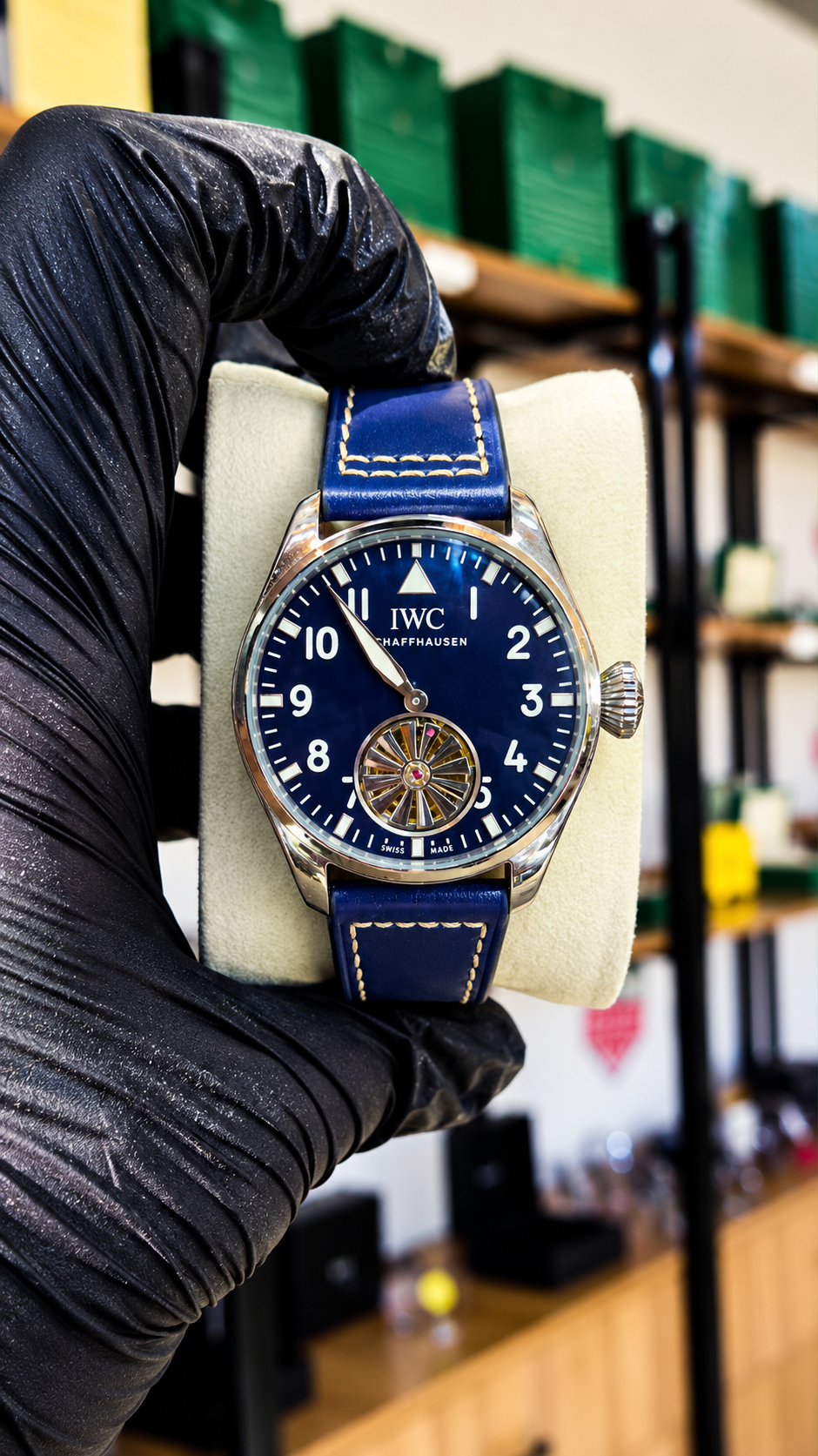 Iwc Tourbillon  blue