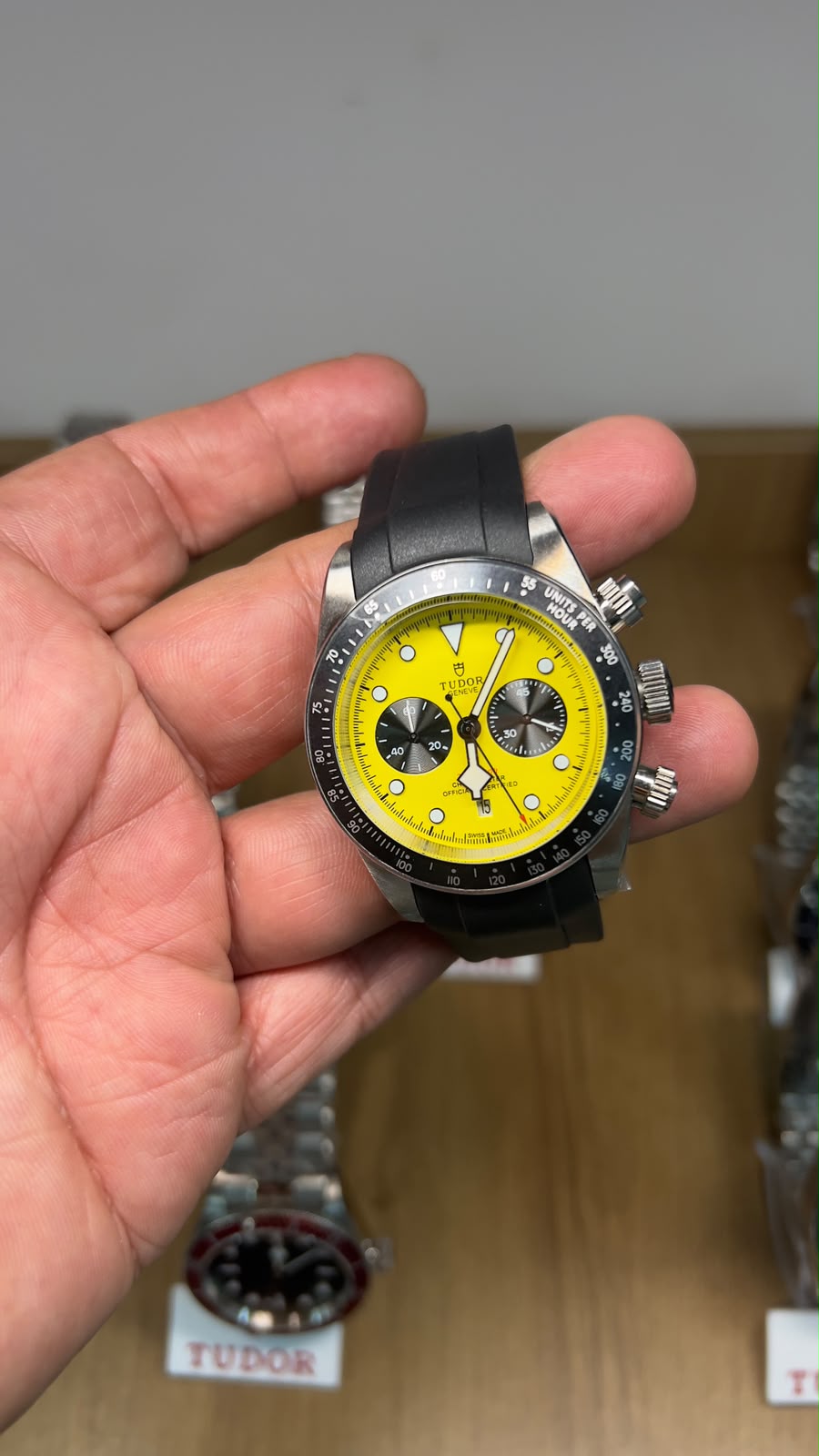 Tudor Yellow Silicone