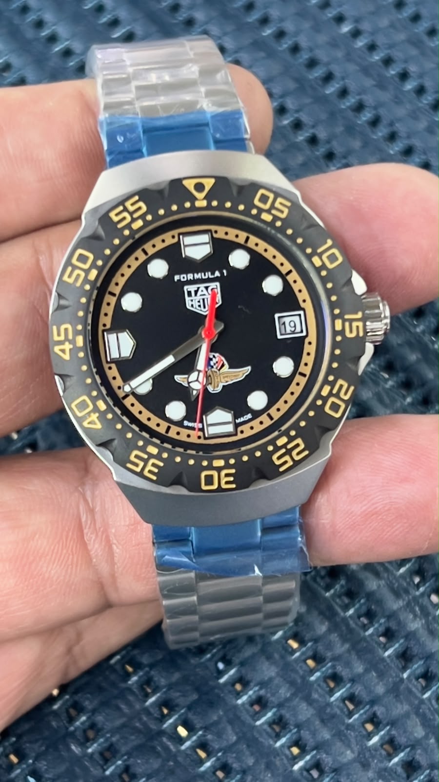 Tag Heuer fórmula 1 Black yellow 2