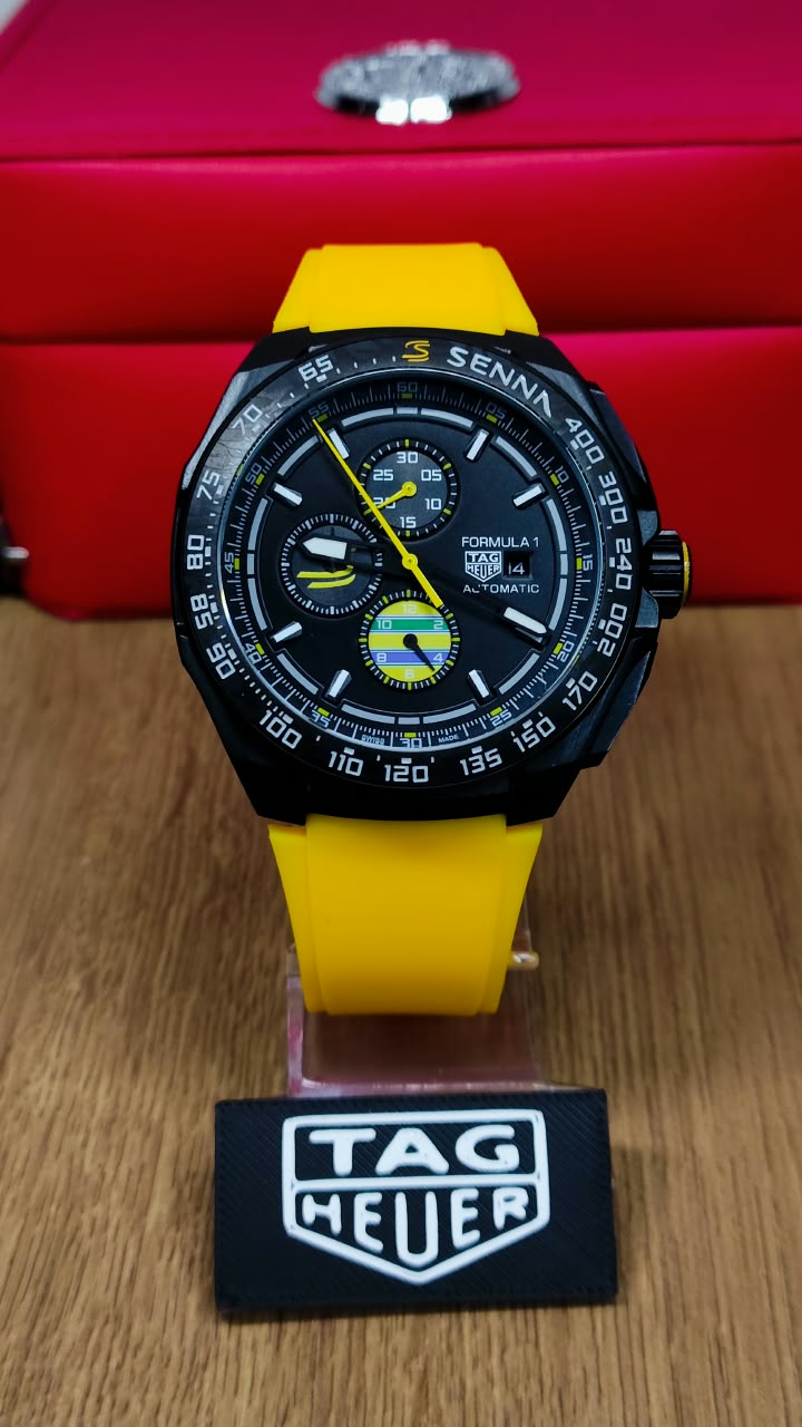 Tag Heuer Senna Pulseira Amarela