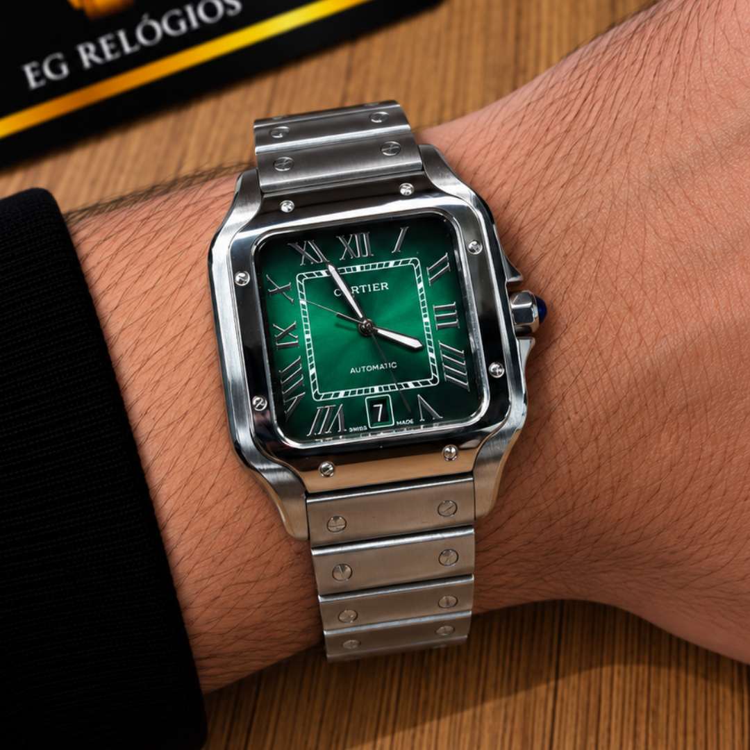 Cartier Santos Green