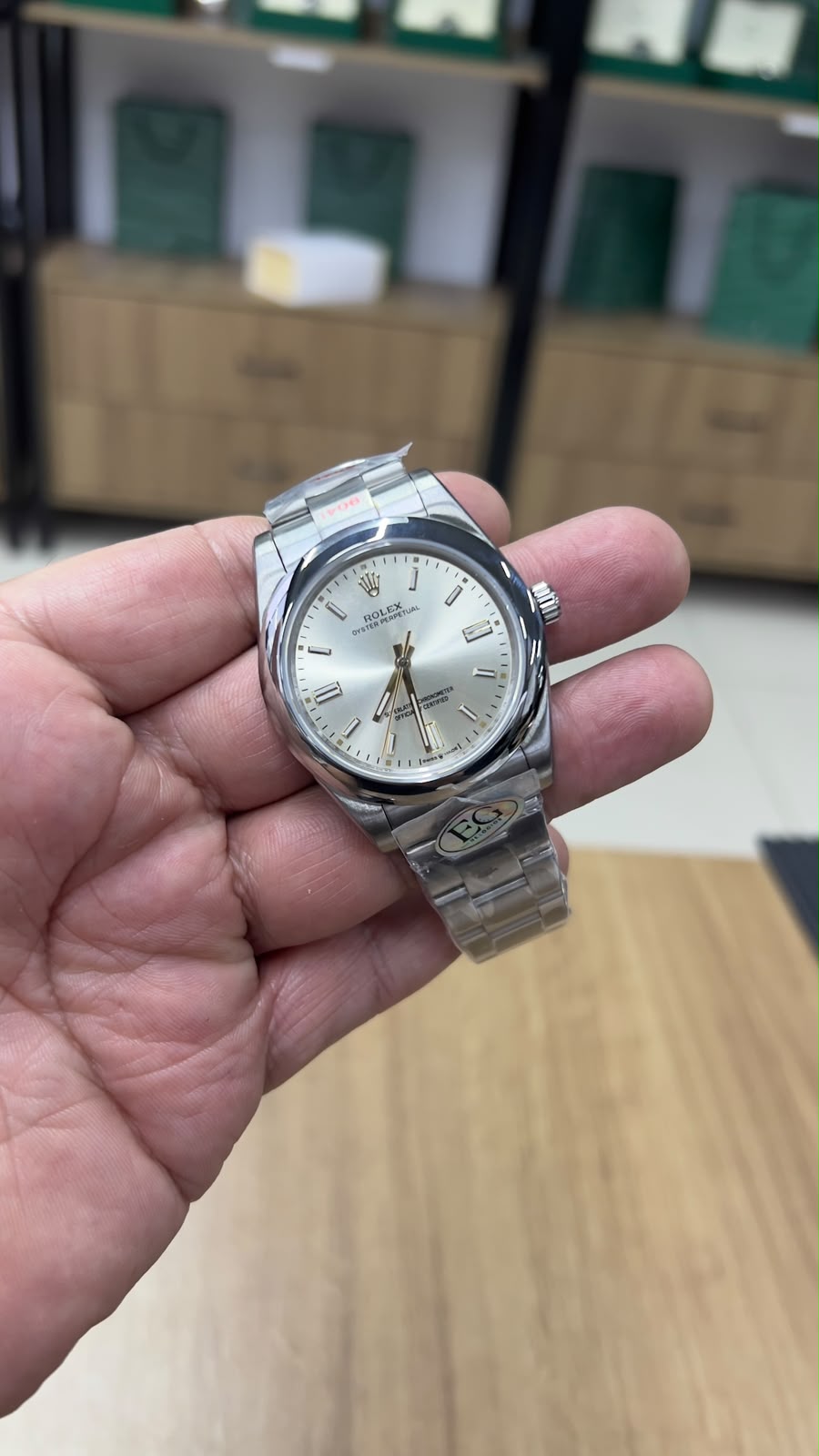 Rolex Oyster Perpetual Silver/gold
